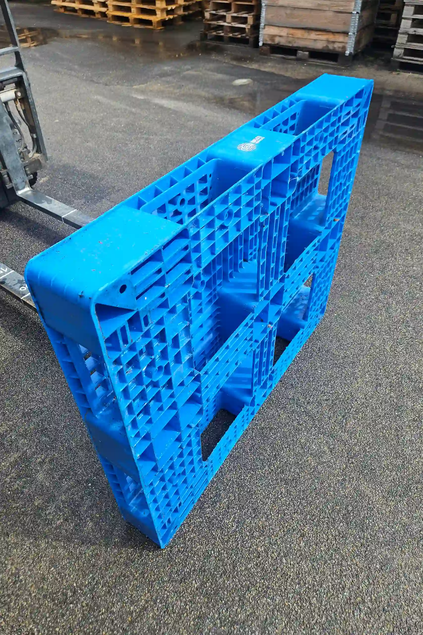 1000x1200 Blå plastpalle