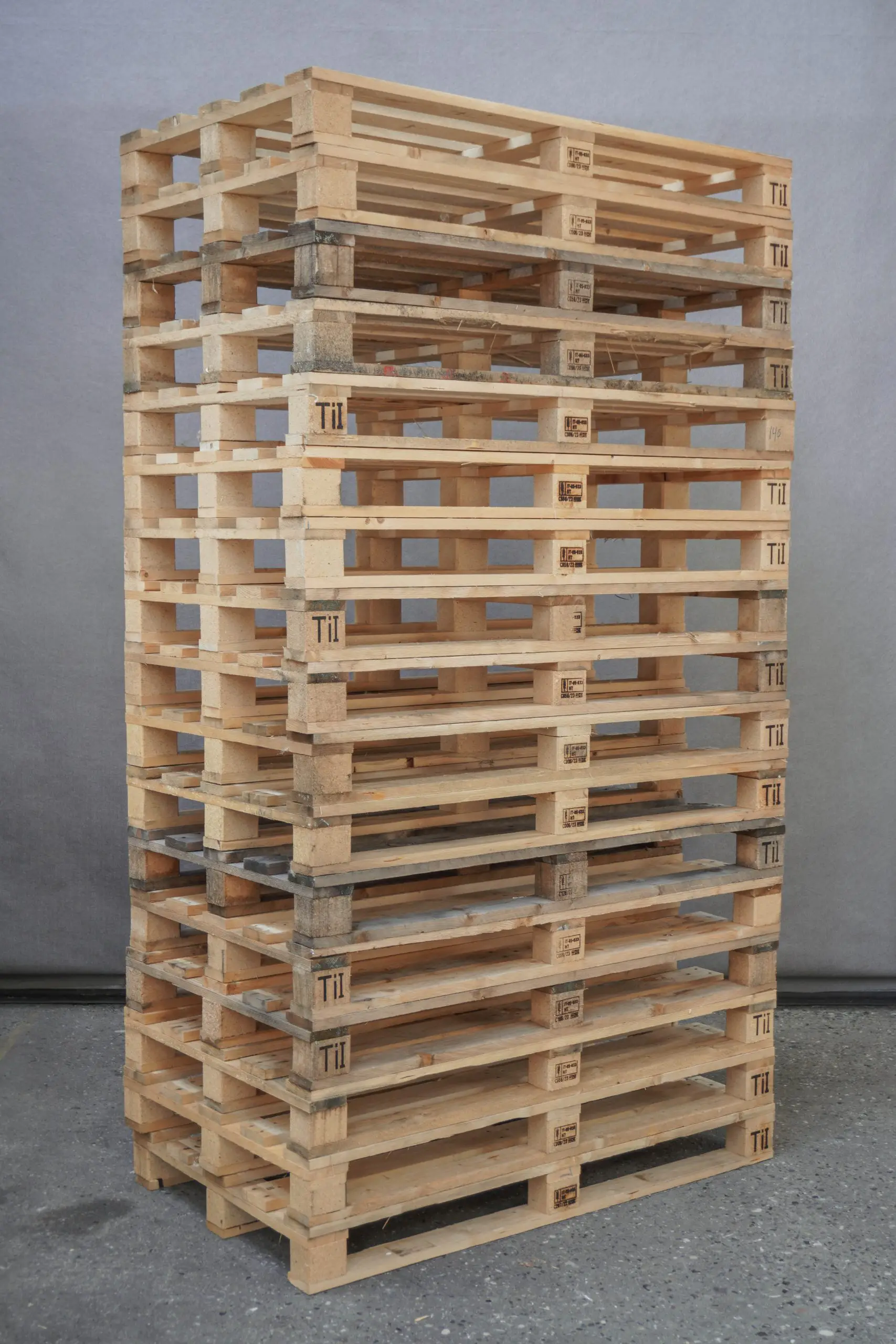 800x1400 Engangspalle, 3-klods