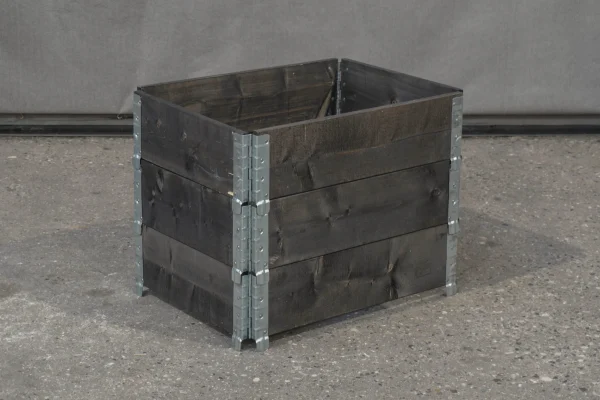 Højbedsramme sortbejdset